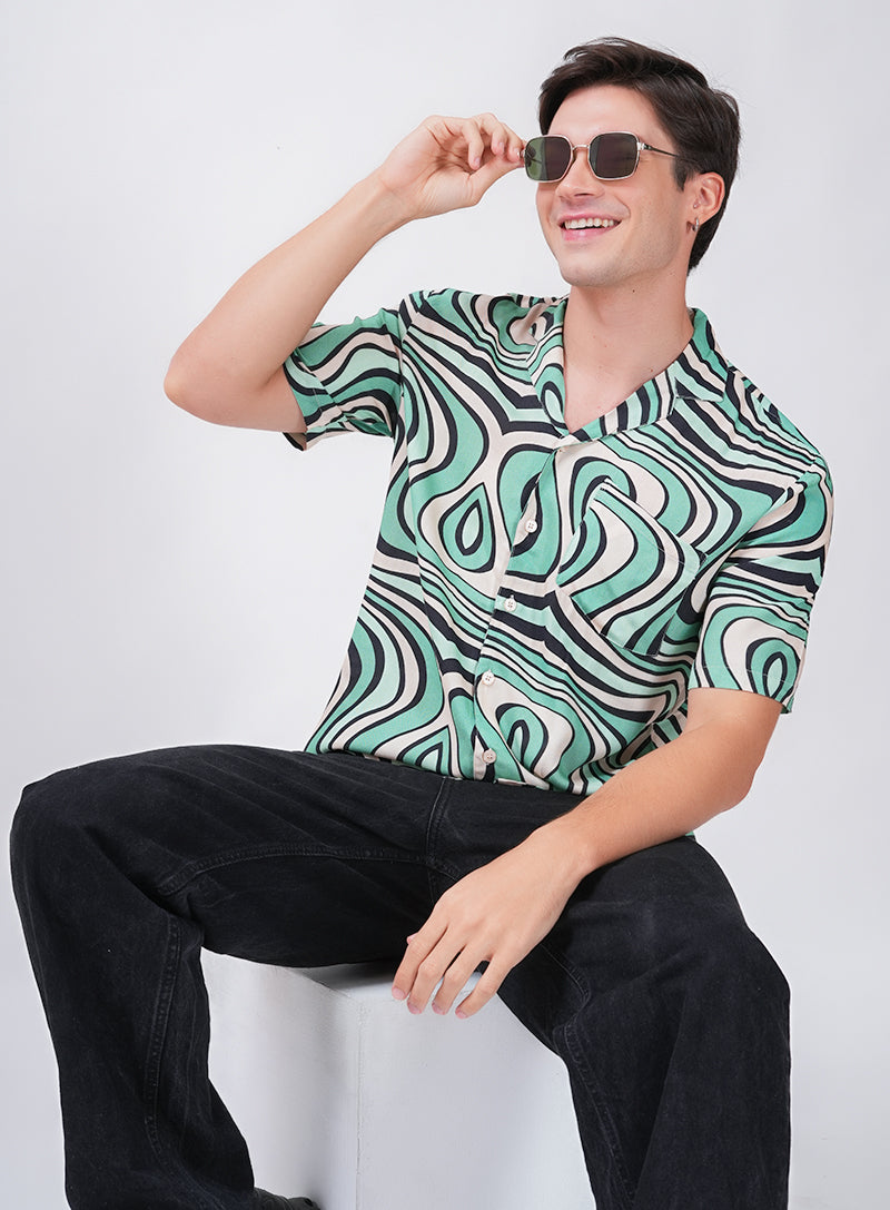 WAVY BABY PRINTED SHIRT