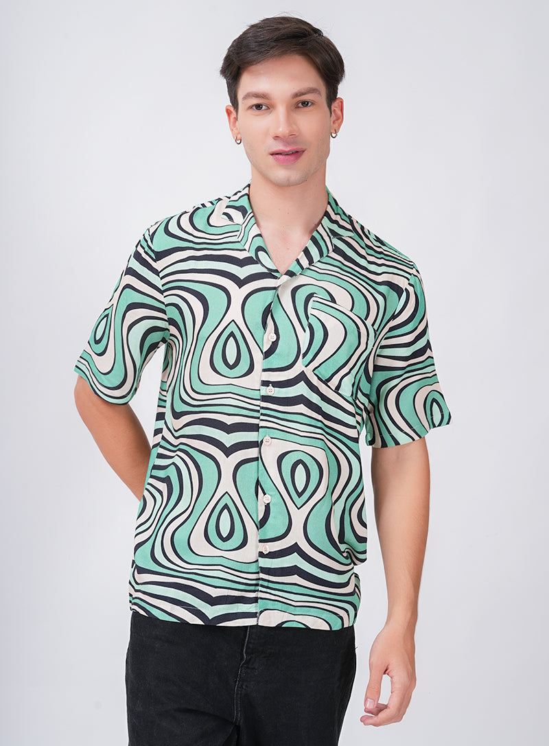 WAVY BABY PRINTED SHIRT