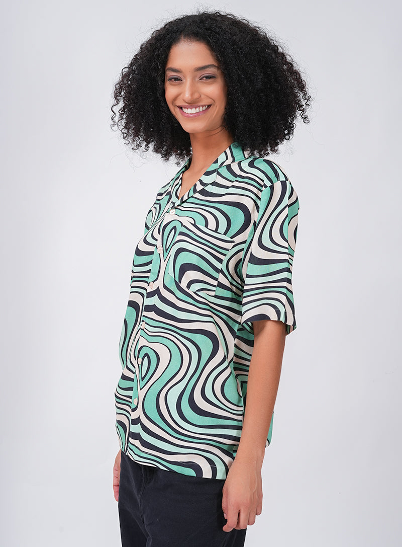 WAVY BABY PRINTED SHIRT