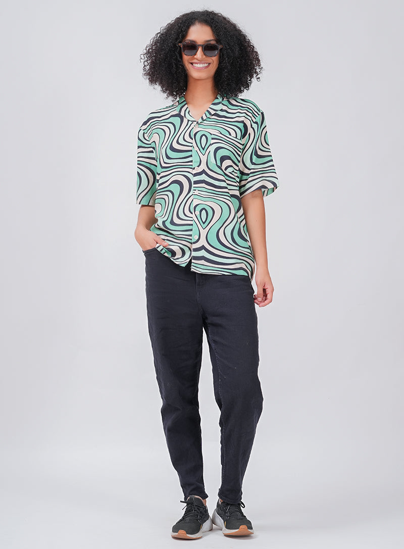 WAVY BABY PRINTED SHIRT