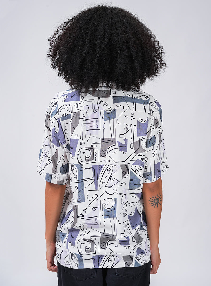 BEING LAZY IS AN ART PRINTED SHIRT