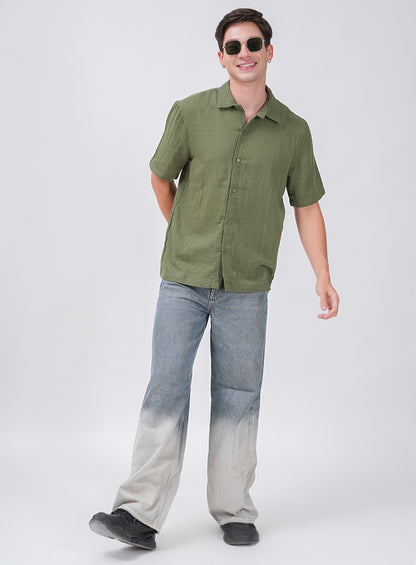 COMFORT AND CHARM SHIRT | OLIVE GREEN