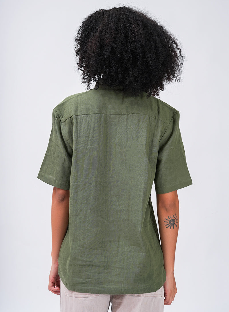 COMFORT AND CHARM SHIRT | OLIVE GREEN