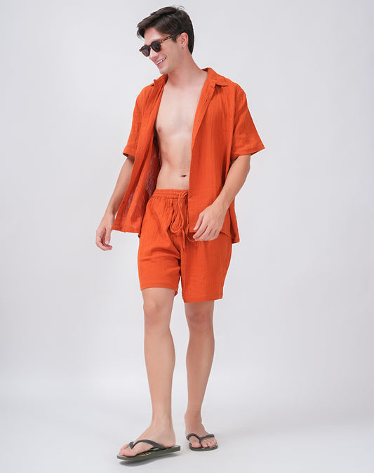 COMFORT AND CHARM SHORT | ORANGE