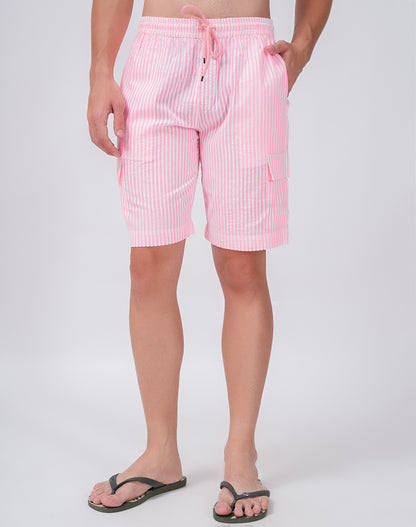 PINK POPCORN SHORTS