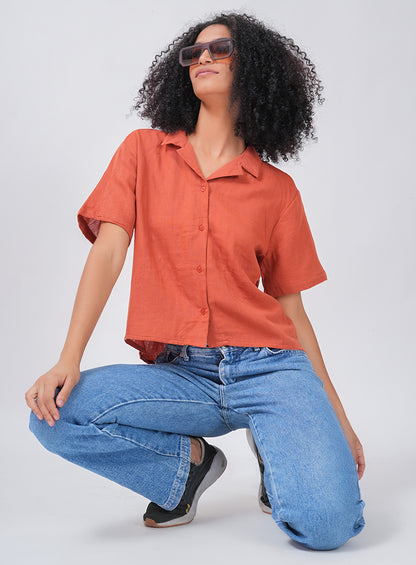 BACK TO BASICS SHIRT | ORANGE