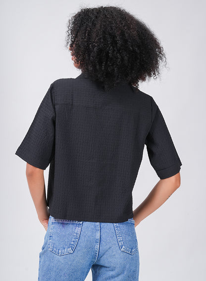 FLOW AND GO CASUAL SHIRT | BLACK