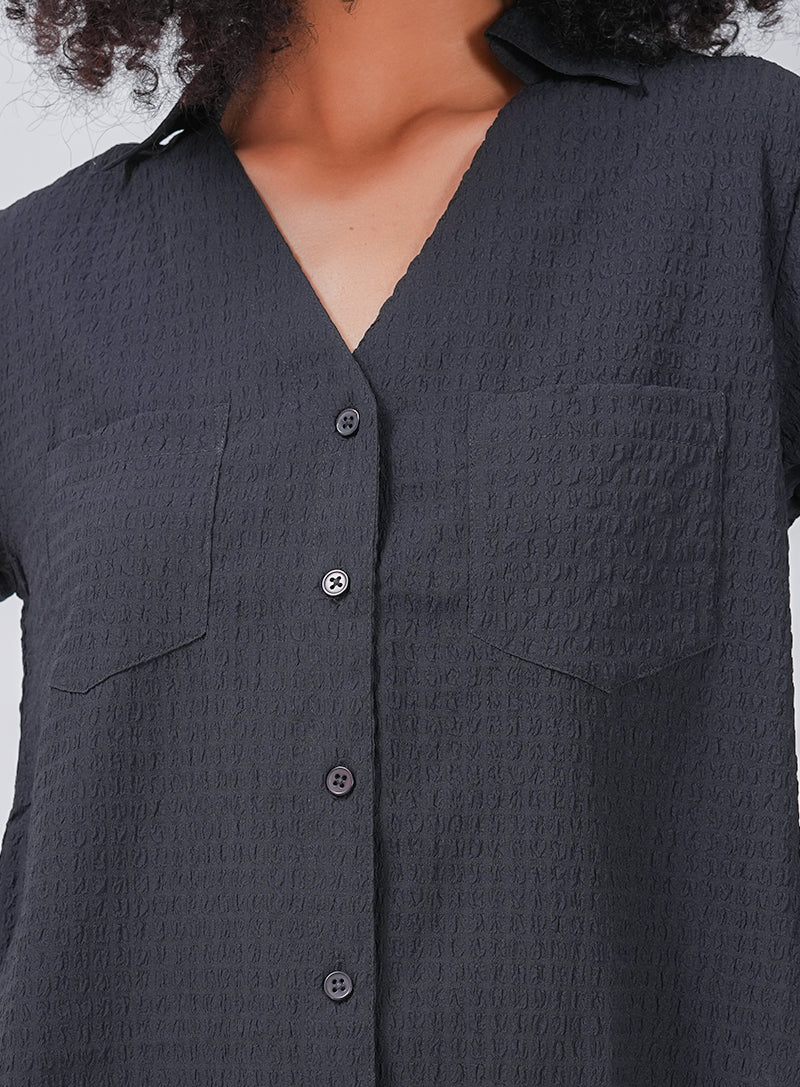 FLOW AND GO CASUAL SHIRT | BLACK