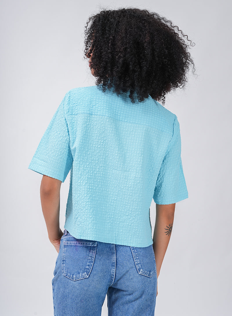 FLOW AND GO CASUAL SHIRT | BLUE